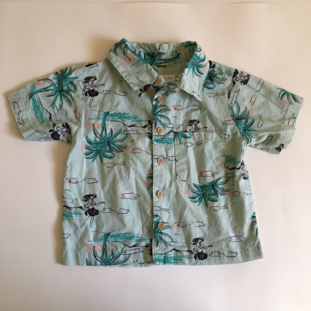 Grayson mini boy's hawaiian shirt. Size 3T.
